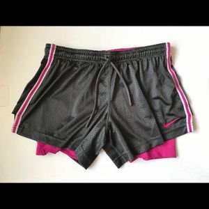 Nike Pro Combat dryfit double layer shorts sz M